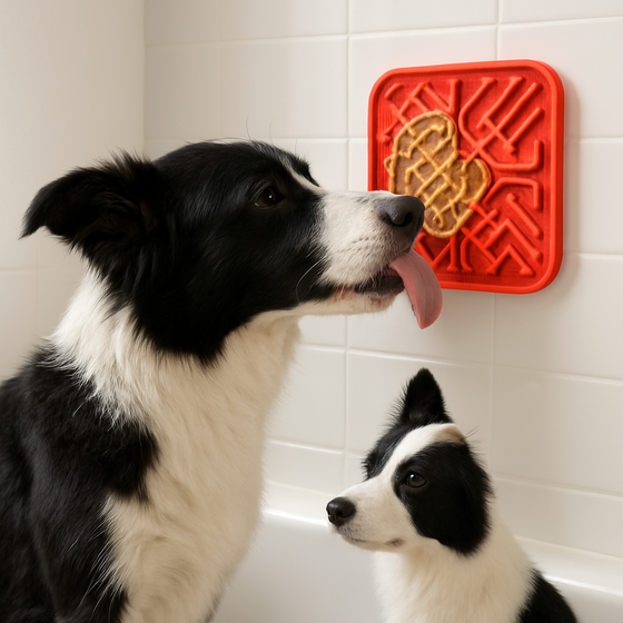 Pet Lick Mat (suction‑cup, grooming/bath distraction)